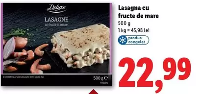 Frozen - Lasagna cu fructe de mare