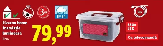 Instalație luminoasă