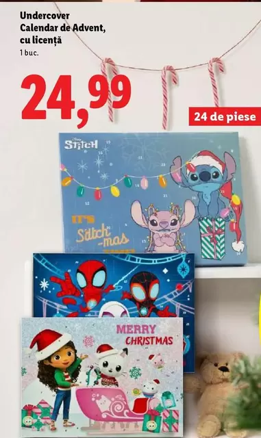 Calendar de Advent, cu licență