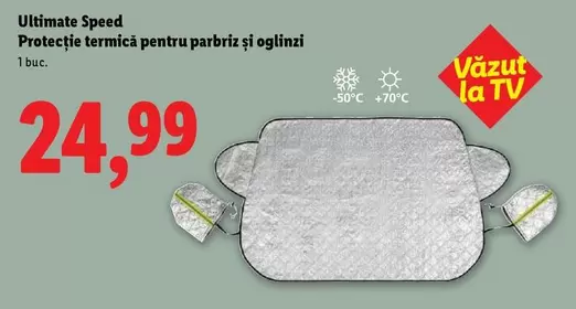Protecție termică pentru parbriz și oglinzi