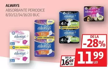 Always - ABSORBANTE PERIODICE