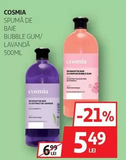Cosmia - SPUMĂ DE BAIE BUBBLE GUM/ LAVANDĂ