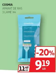 Cosmia - APARAT DE RAS 3 LAME X4
