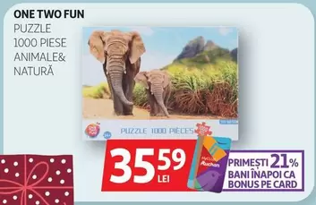 PUZZLE 1000 PIESE ANIMALE& NATURĀ