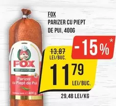 PARIZER CU PIEPT DE PUI