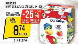 IAURT DE BĂUT, CU CẤPȘUNI, 4X100G