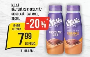 Milka - BAUTURĂ CU CIOCOLATĂ/CIOCOLATĂ, CARAMEL
