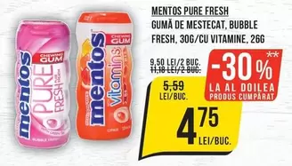 PURE FRESH GUMA DE MESTECAT, BUBBLE FRESH