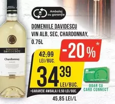 Alb - VIN ALB, SEC, CHARDONNAY