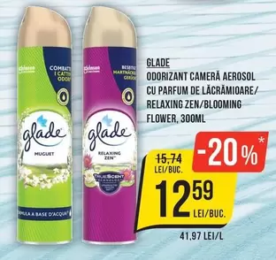 ODORIZANT CAMERA AEROSOL CU PARFUM DE LACRĂMIOARE/ RELAXING ZEN/BLOOMING FLOWER