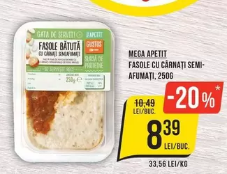 FASOLE CU CARNAŢI SEMI-AFUMAŢI