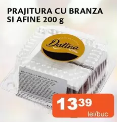 PRAJITURA CU BRANZA SI AFINE