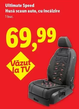 Husă scaun auto, cu încălzire