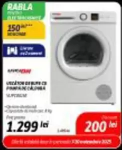 USCATOR DE RUFE CU POMPA DE CALDURA