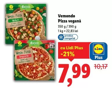 Pizza vegană