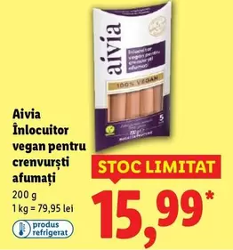 Înlocuitor vegan pentru crenvurști afumaţi