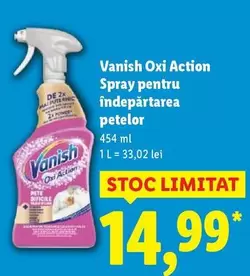 Oxi Action Spray pentru îndepărtarea petelor