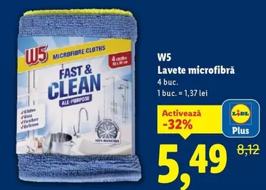 Lavete microfibră