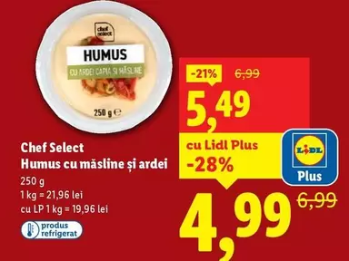 Humus cu măsline și ardei