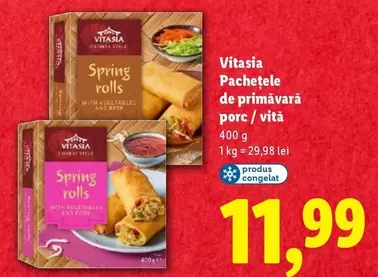 Pachetele de primăvară porc / vită