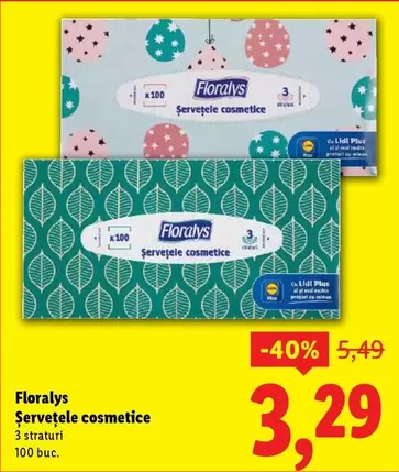 Şervețele cosmetice