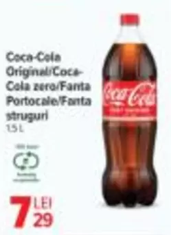 Coca Cola - Original/Coca-Cola zero/Fanta portocale/Fanta struguri