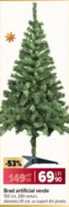 Brad artificial verde