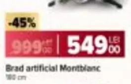 Brad artificial Montblanc