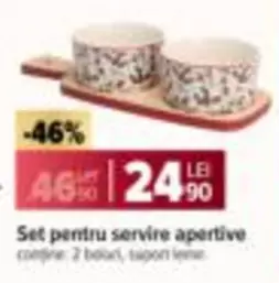 Set pentru servire apertive