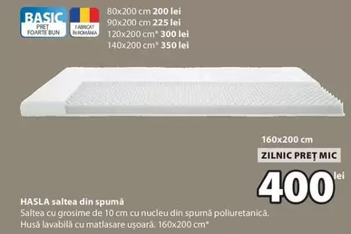 HASLA saltea din spumă