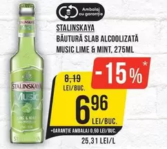 BĂUTURĂ SLAB ALCOOLIZATĂ