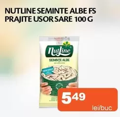Nutline - SEMINTE ALBE FS PRAJITE USOR SARE 100 G