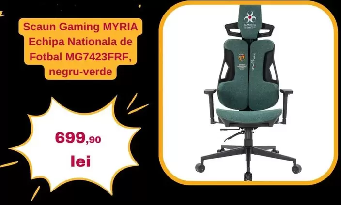 Scaun Gaming MYRIA Echipa Nationala de Fotbal MG7423FRF