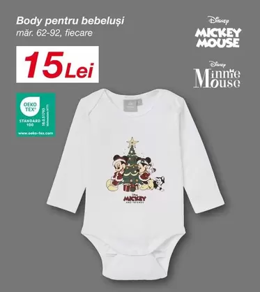 Mickey Mouse - Body pentru bebeluși