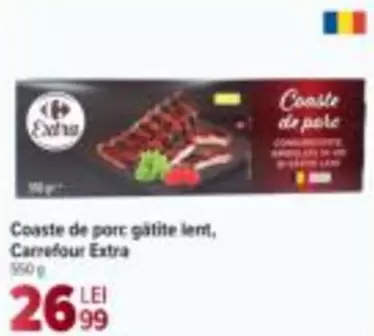 Coaste de porc gătite lent