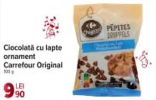 Ciocolată cu lapte ornament