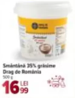 Smântână 35% grăsime