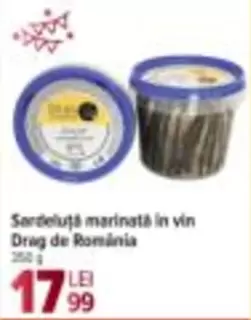 Sardeluță marinată în vin