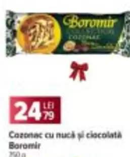 Cozonac cu nucă și ciocolată