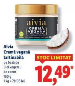 Cremă vegană tartinabilă