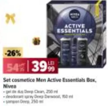 Set cosmetice Men Active Essentials Box