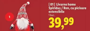 Spiridus/Ren, cu picioare extensibile