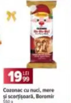 Cozonac cu nuci, mere și scorțișoară