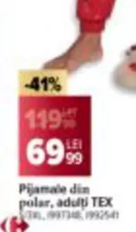 Pijamale din polar, adulti