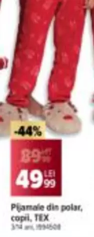 Pijamale din polar, copii