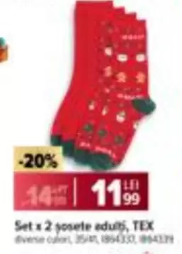 Set x 2 sosete adulti