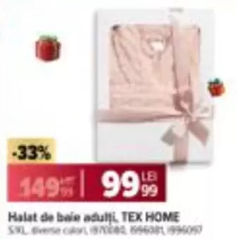 Halat de baie adulți, TEX HOME