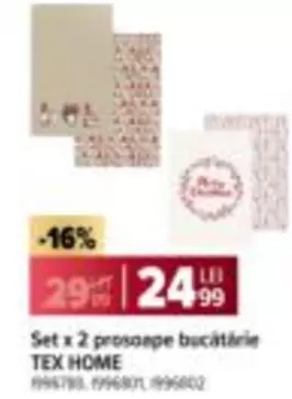 Set x 2 prosoape bucătărie 1996793, 1996801, 1996802