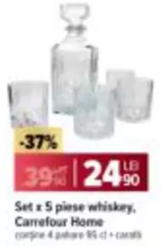 Set x 5 piese whiskey