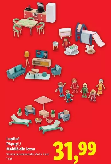 Păpuși / Mobilă din lemn